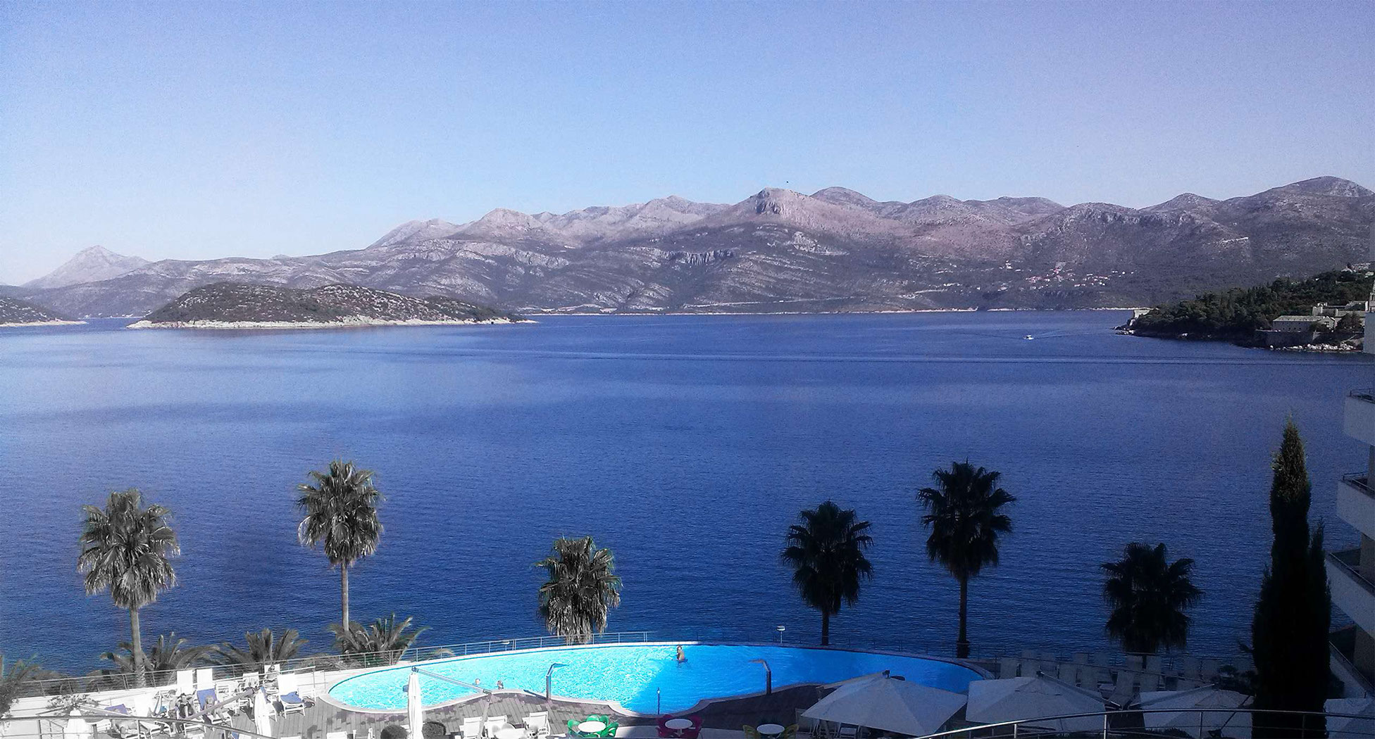 View from Lopud hotel