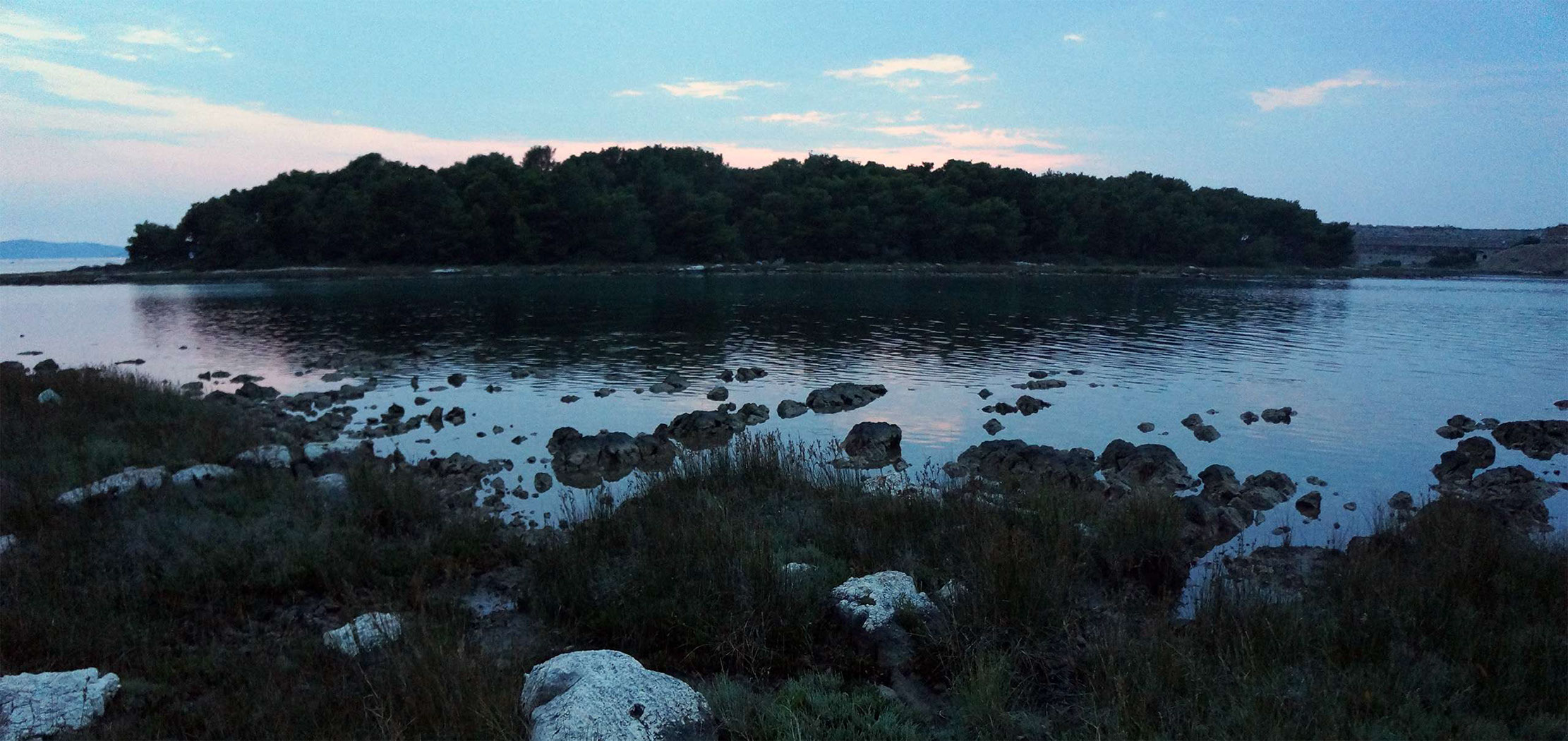 Island near the fort, Sibenik